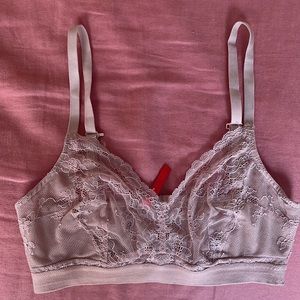 Spotlight on Lace Unlined Bralette Vintage Rose 🌹 S